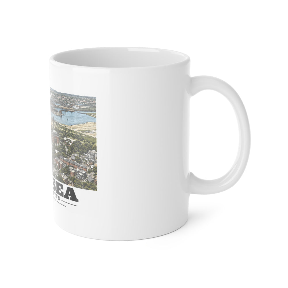 Naval Hospital Chelsea 11 oz White Ceramic Mug - Boston Harbor