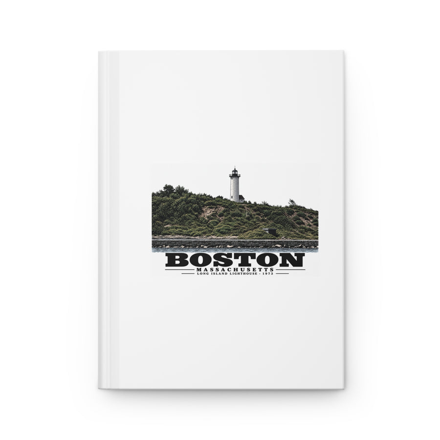 Long Island Lighthouse Matte Hardcover Journal - Boston Harbor