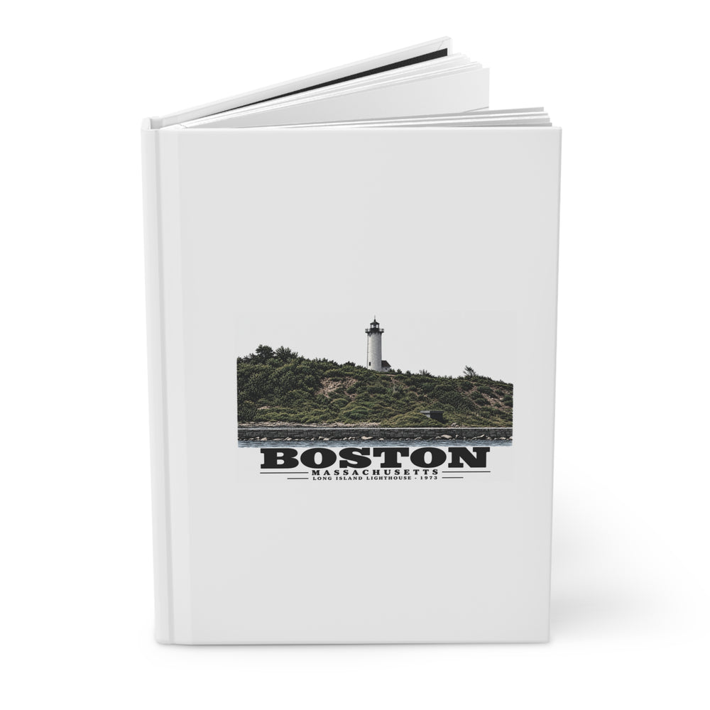 Long Island Lighthouse Matte Hardcover Journal - Boston Harbor