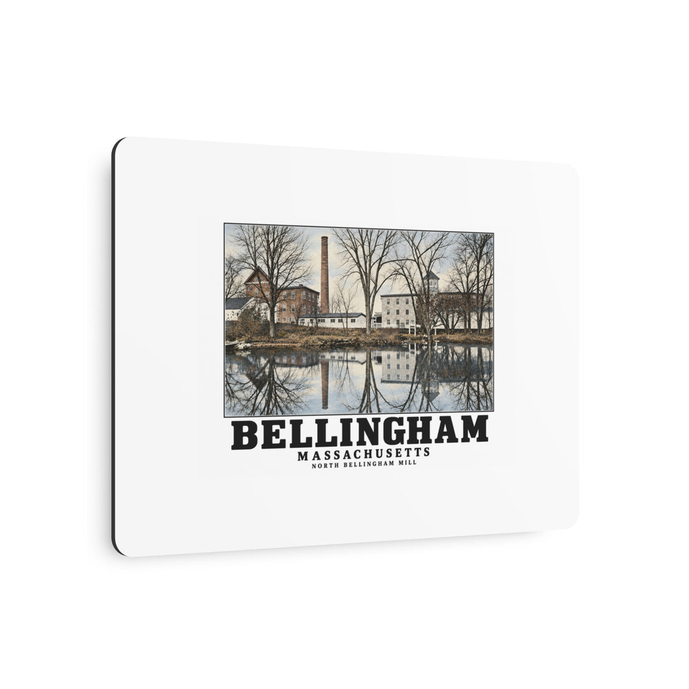 The North Bellingham Mill, plate following printed page 144 7 × 5 in Horizontal Metal Wall Art - Charles River