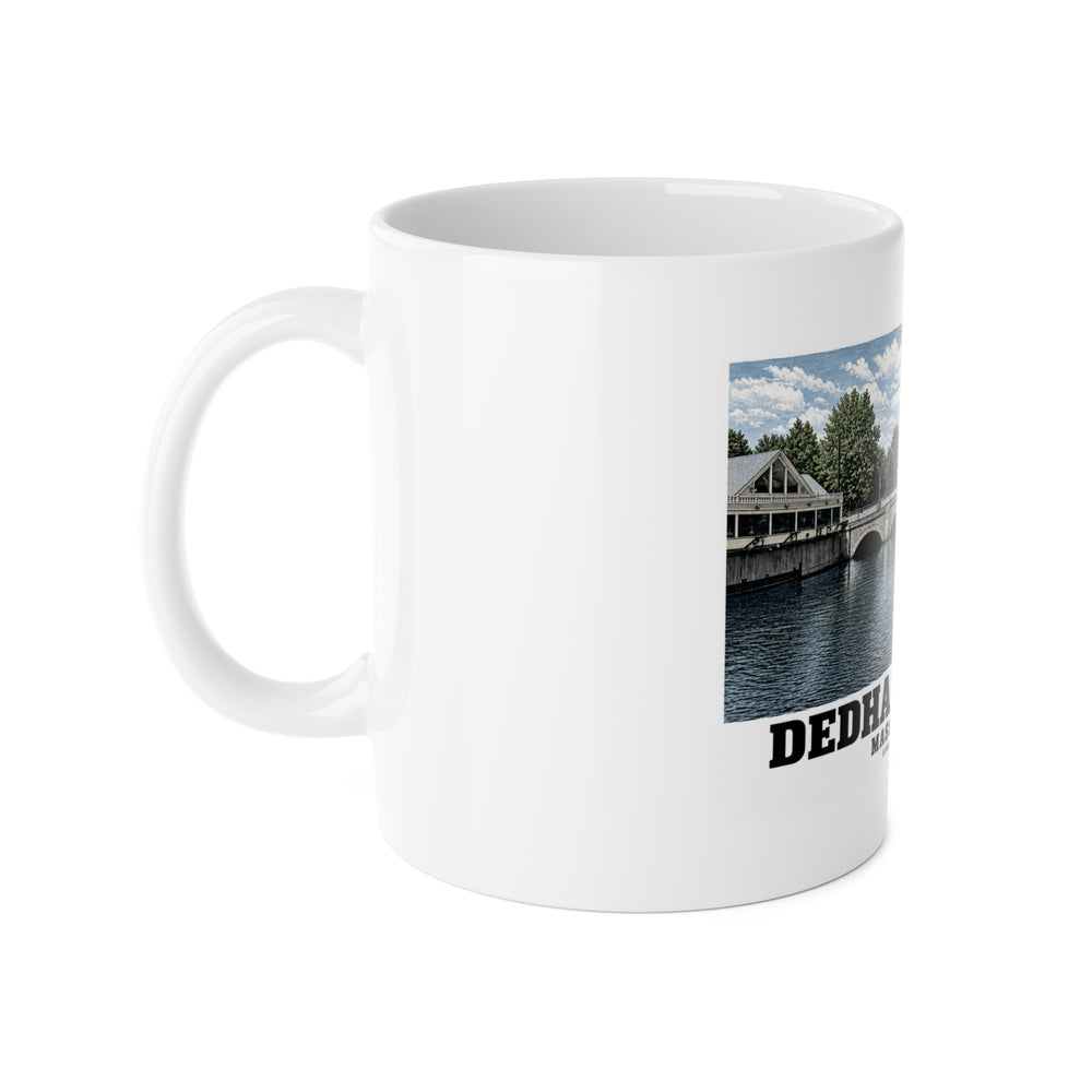 Spring Street Bridge western arches (HAER MA-95-2, 1990) 11 oz White Ceramic Mug - Charles River