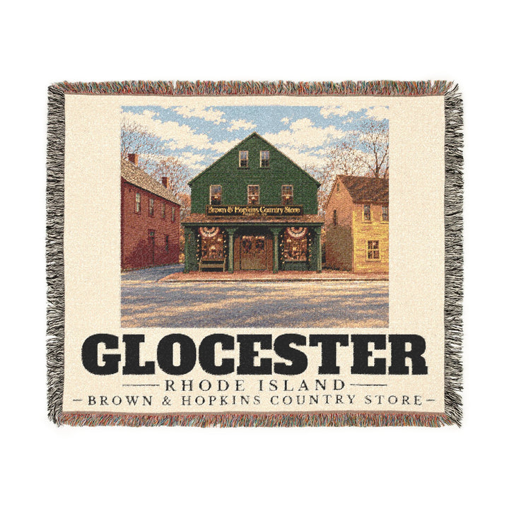 Brown & Hopkins Country Store, Chepachet — Glocester, Rhode Island Woven Blanket