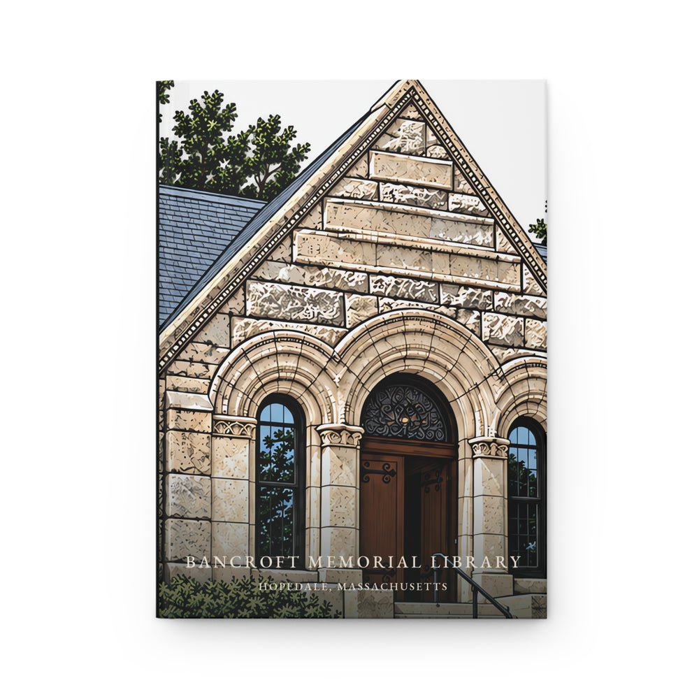 Hopedale Bancroft Memorial Library journal, front cover