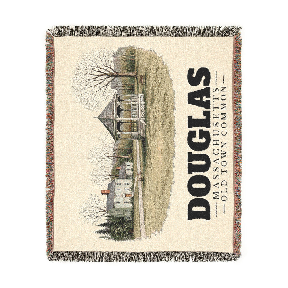 Old Town Common — Douglas, Massachusetts woven blanket, product view 2
