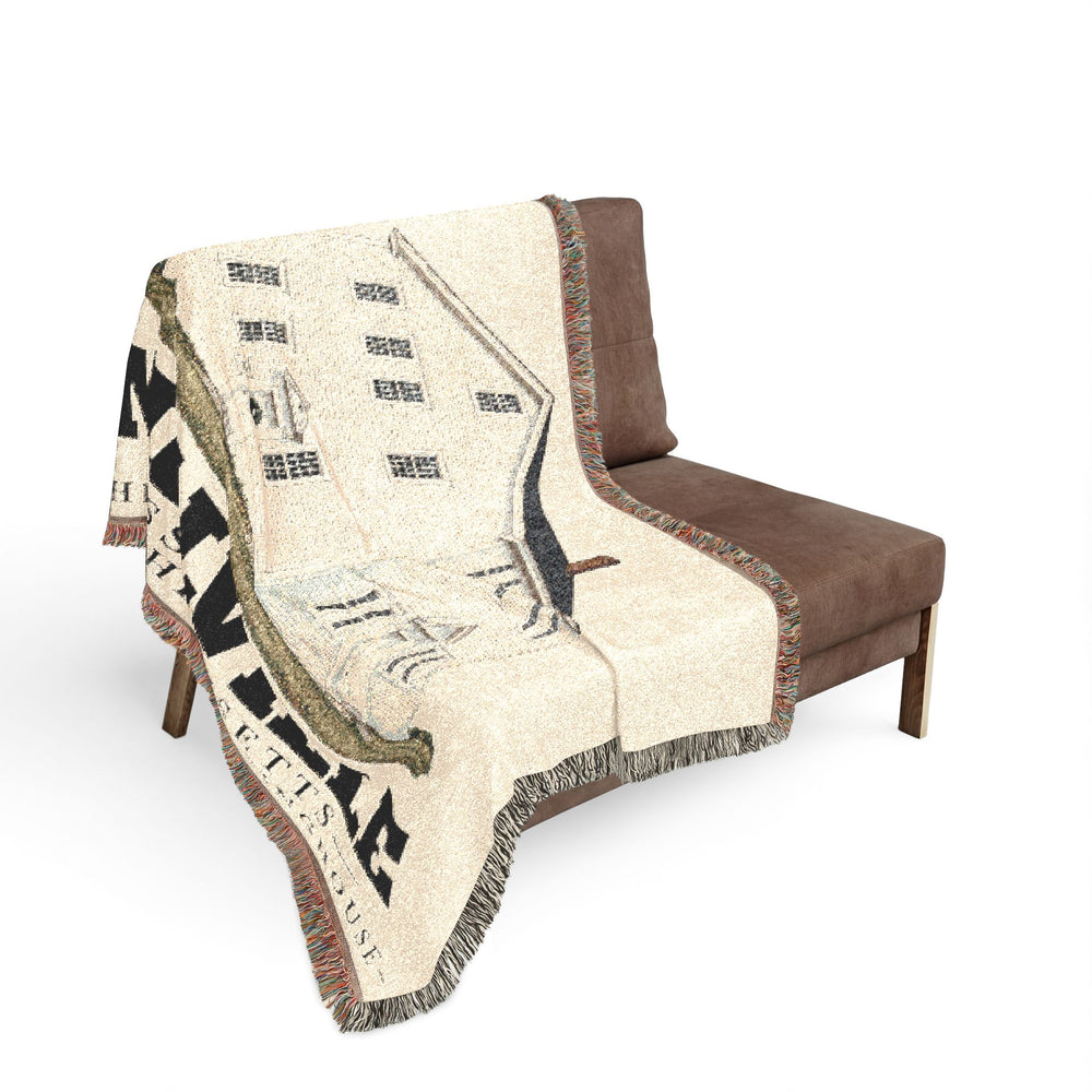 Chestnut Hill Meetinghouse — Millville, Massachusetts Woven Blanket