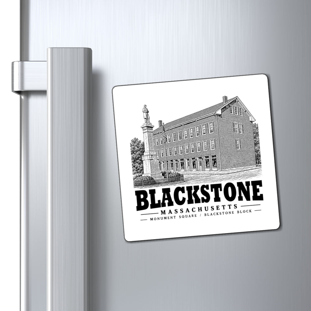 Blackstone Monument Square / Blackstone Block 4 in Magnet in White — context view