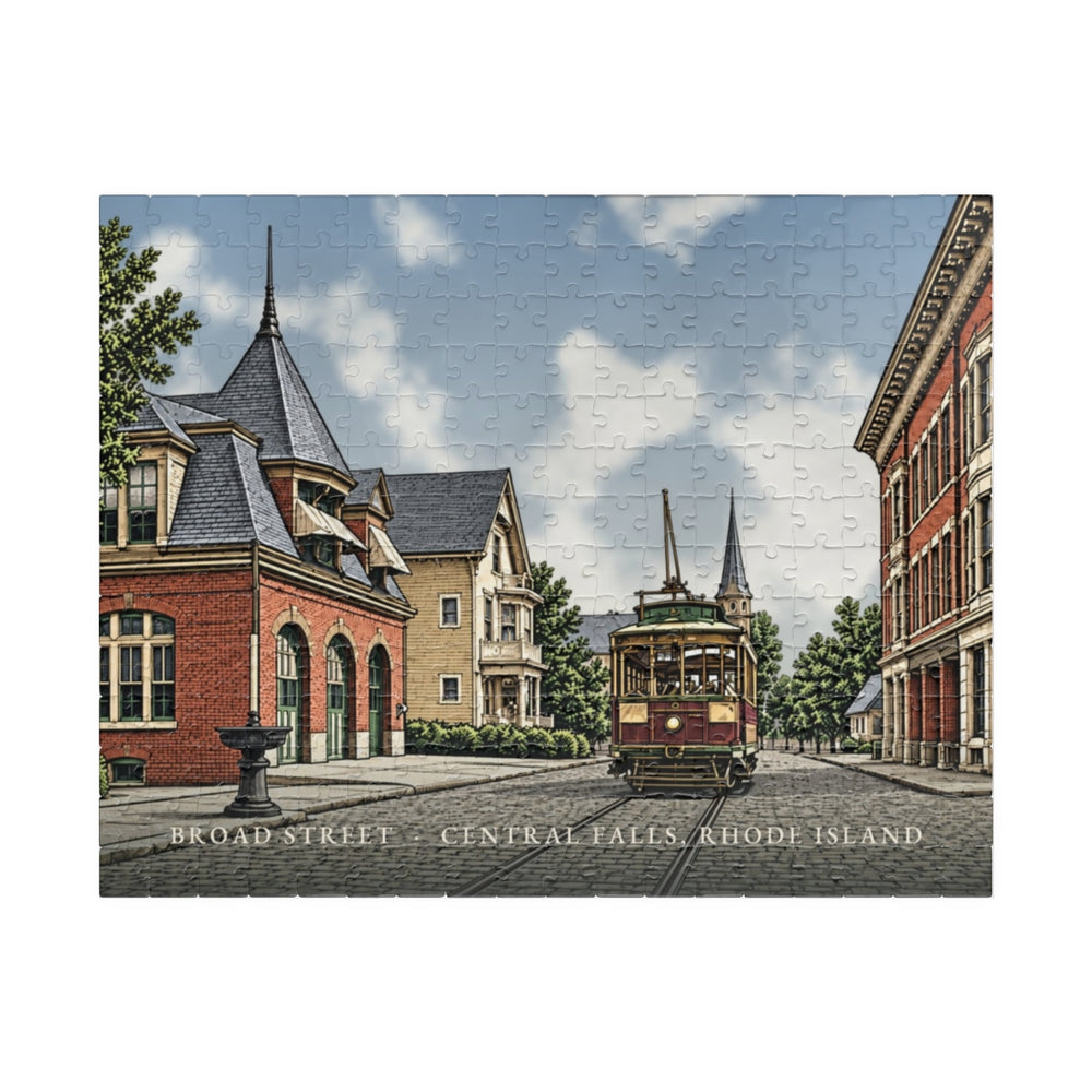 Central Falls Broad Street 252-Piece Jigsaw Puzzle - assembled