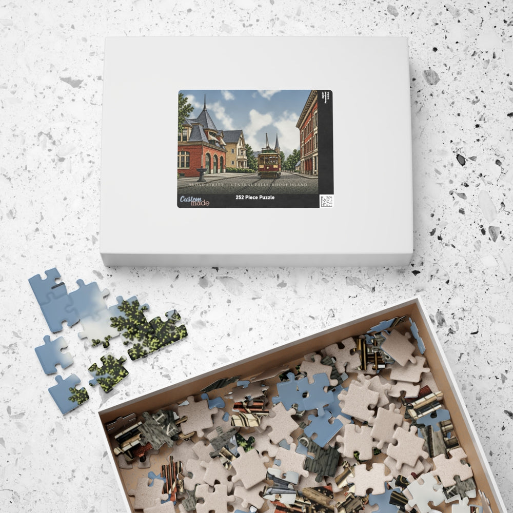 Central Falls Broad Street 252-Piece Jigsaw Puzzle - box lid