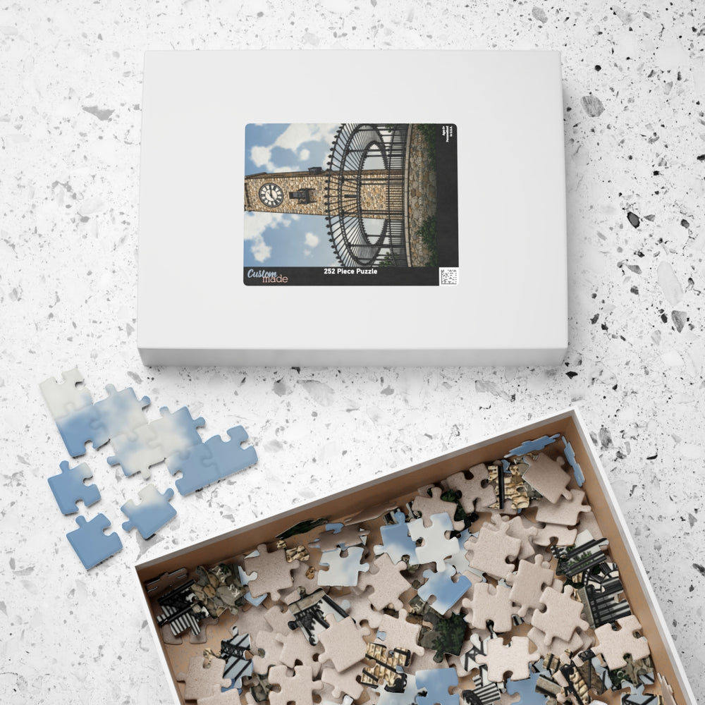 Central Falls Jenks Park / Cogswell Tower 252-Piece Jigsaw Puzzle - box lid