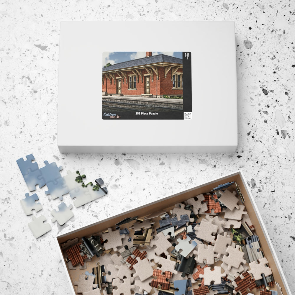 Cumberland Berkeley Railroad Station 252-Piece Jigsaw Puzzle - box lid