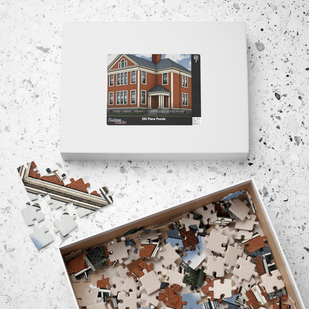 Cumberland Clark Street School 252-Piece Jigsaw Puzzle - box lid
