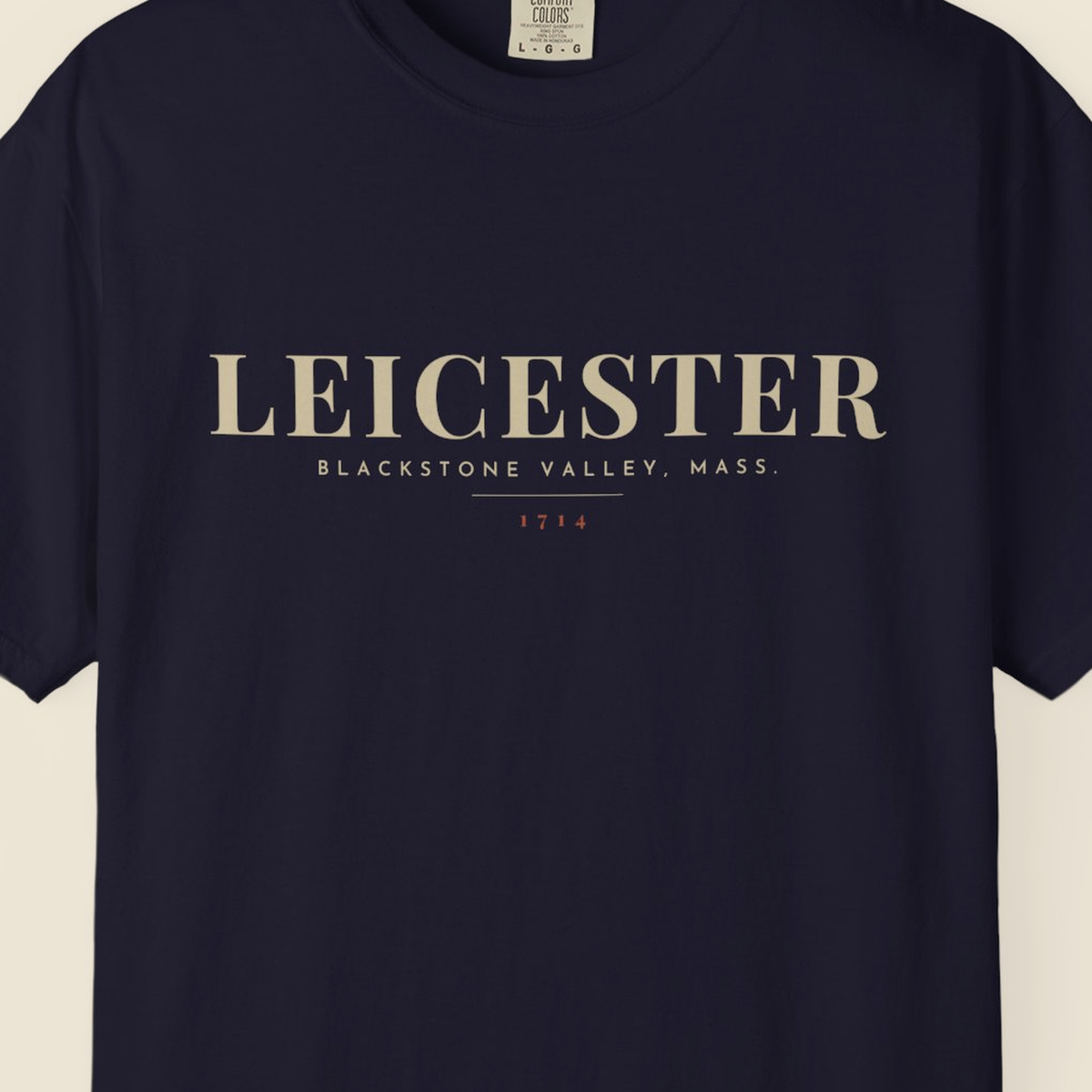 Leicester River Map Tee