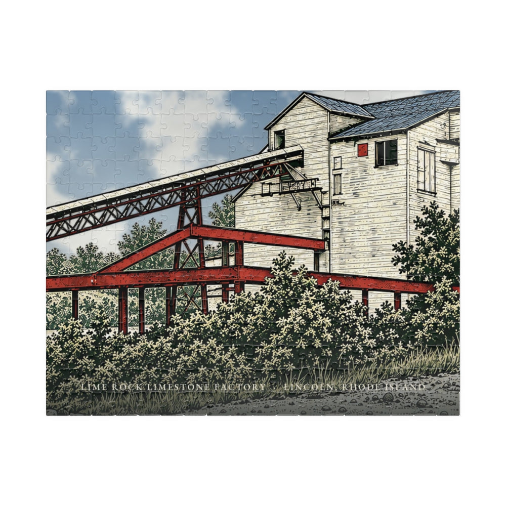 Lincoln Lime Rock Limestone Factory 252-Piece Jigsaw Puzzle - assembled