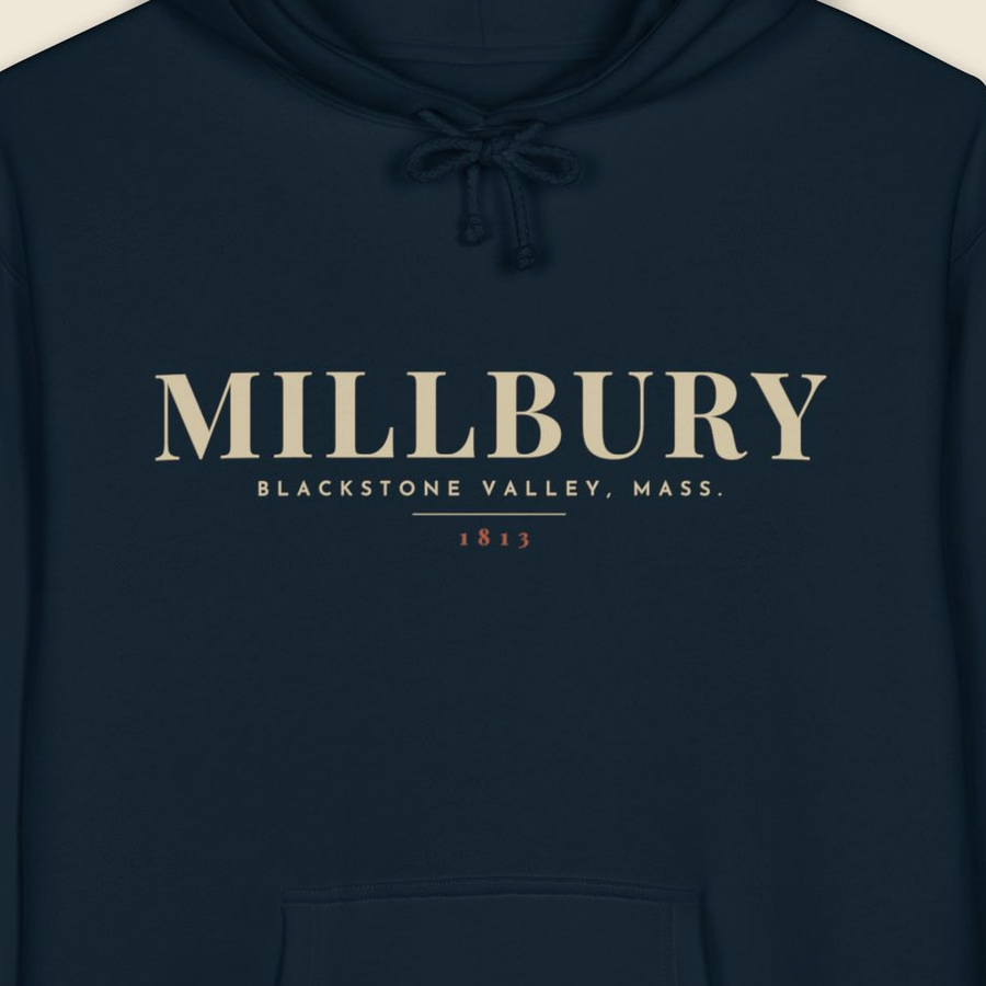 Millbury River Map Hoodie