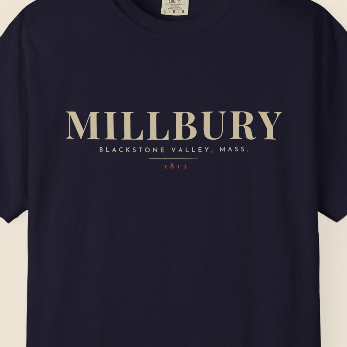 Millbury River Map Tee