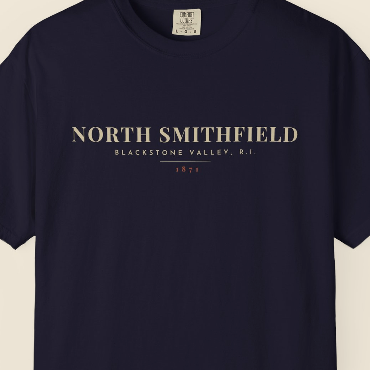 North Smithfield River Map Tee
