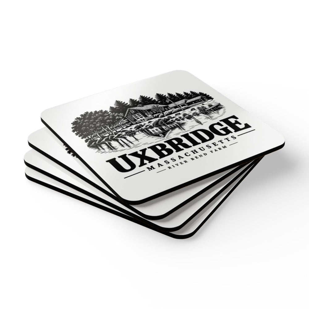 River Bend Farm Coaster Set | Uxbridge, MA — front view 3