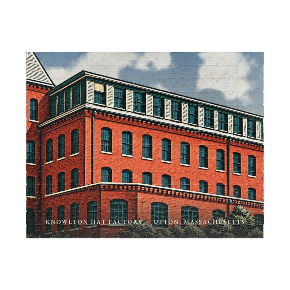 Upton Knowlton Hat Factory 252-Piece Jigsaw Puzzle - assembled