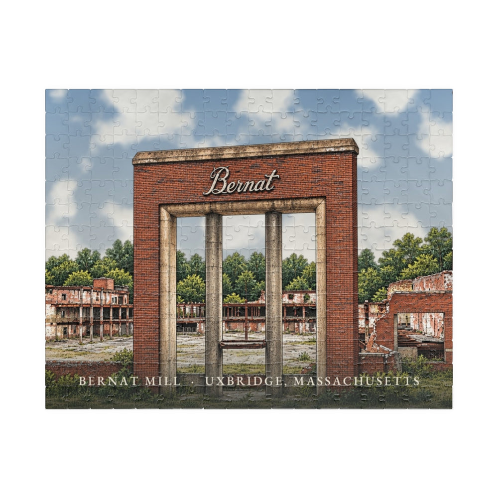 Uxbridge Bernat Mill 252-Piece Jigsaw Puzzle - assembled