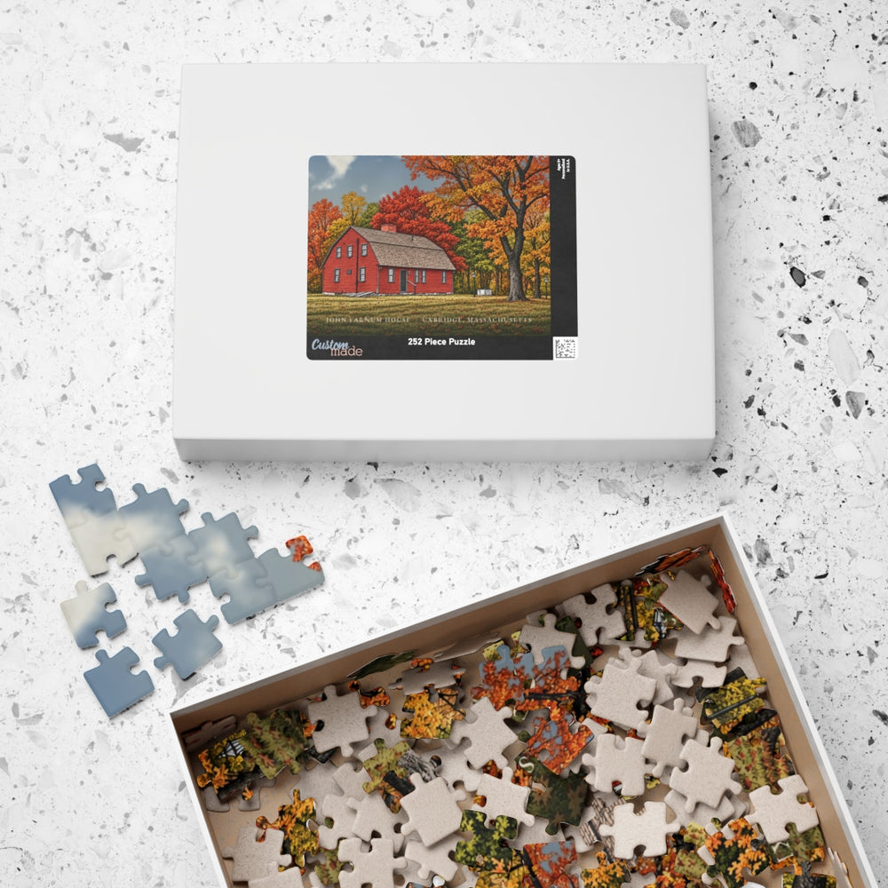Uxbridge John Farnum House 252-Piece Jigsaw Puzzle - box lid