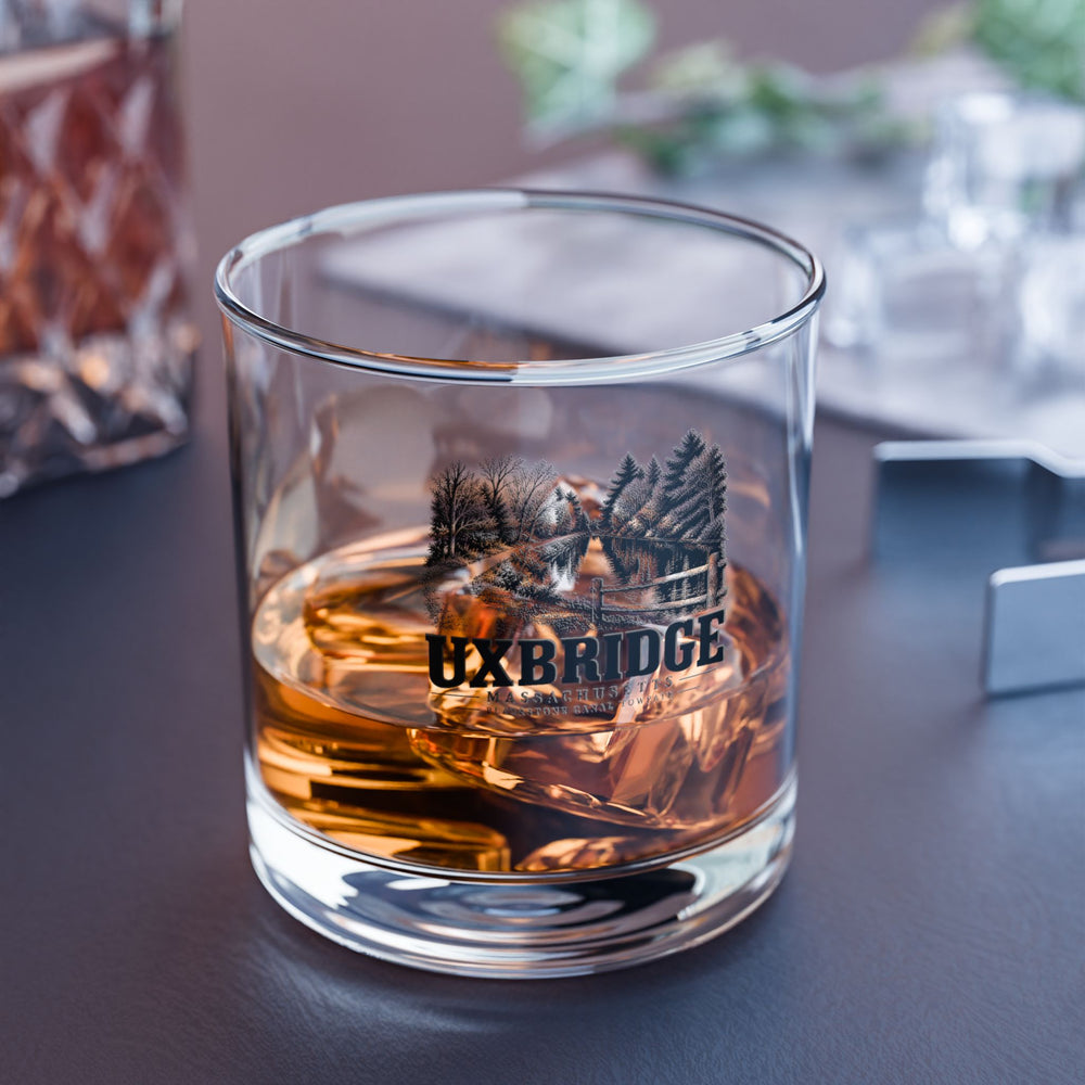 Uxbridge Tow Path 10 oz Rocks Glass shown in a lifestyle setting