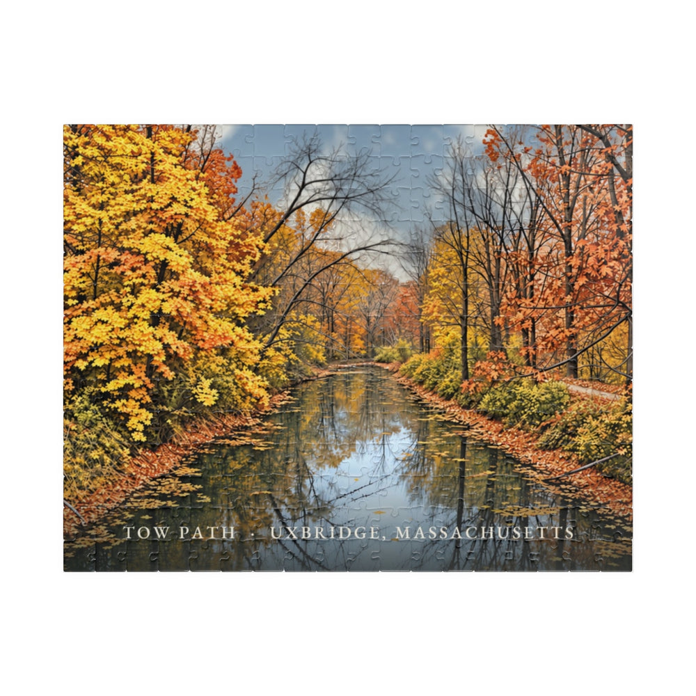 Uxbridge Tow Path 252-Piece Jigsaw Puzzle - assembled