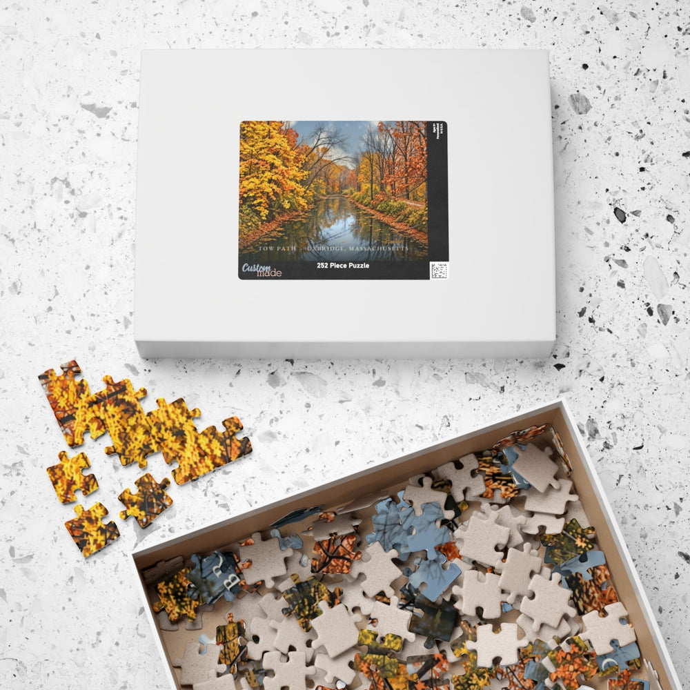 Uxbridge Tow Path 252-Piece Jigsaw Puzzle - box lid