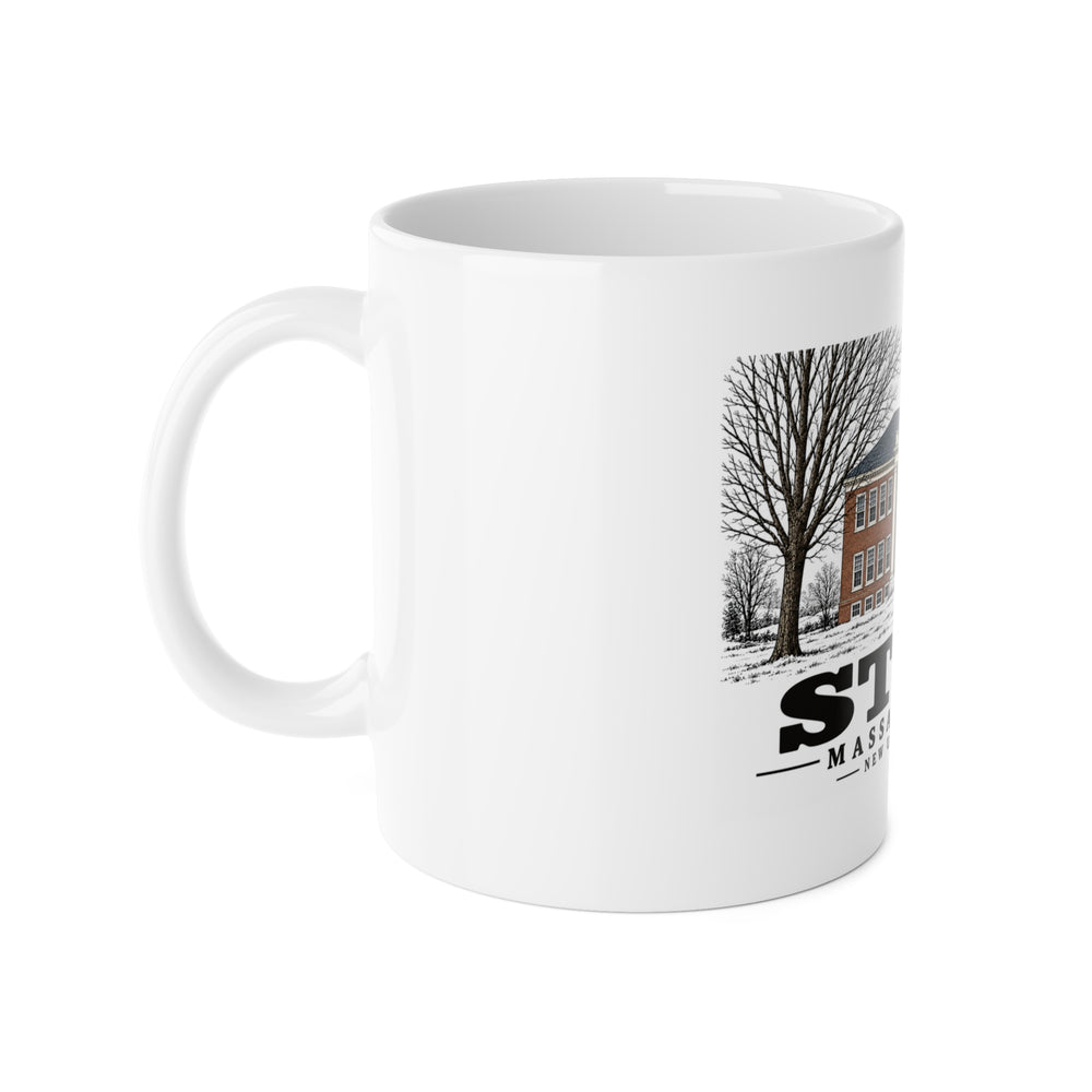 STOW New Union School 11 oz White Ceramic Mug - Assabet Valley Goods