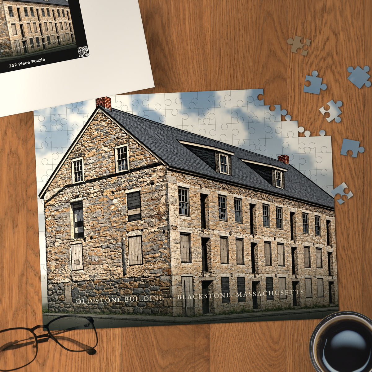 Blackstone Old Stone Building 252-Piece Jigsaw Puzzle