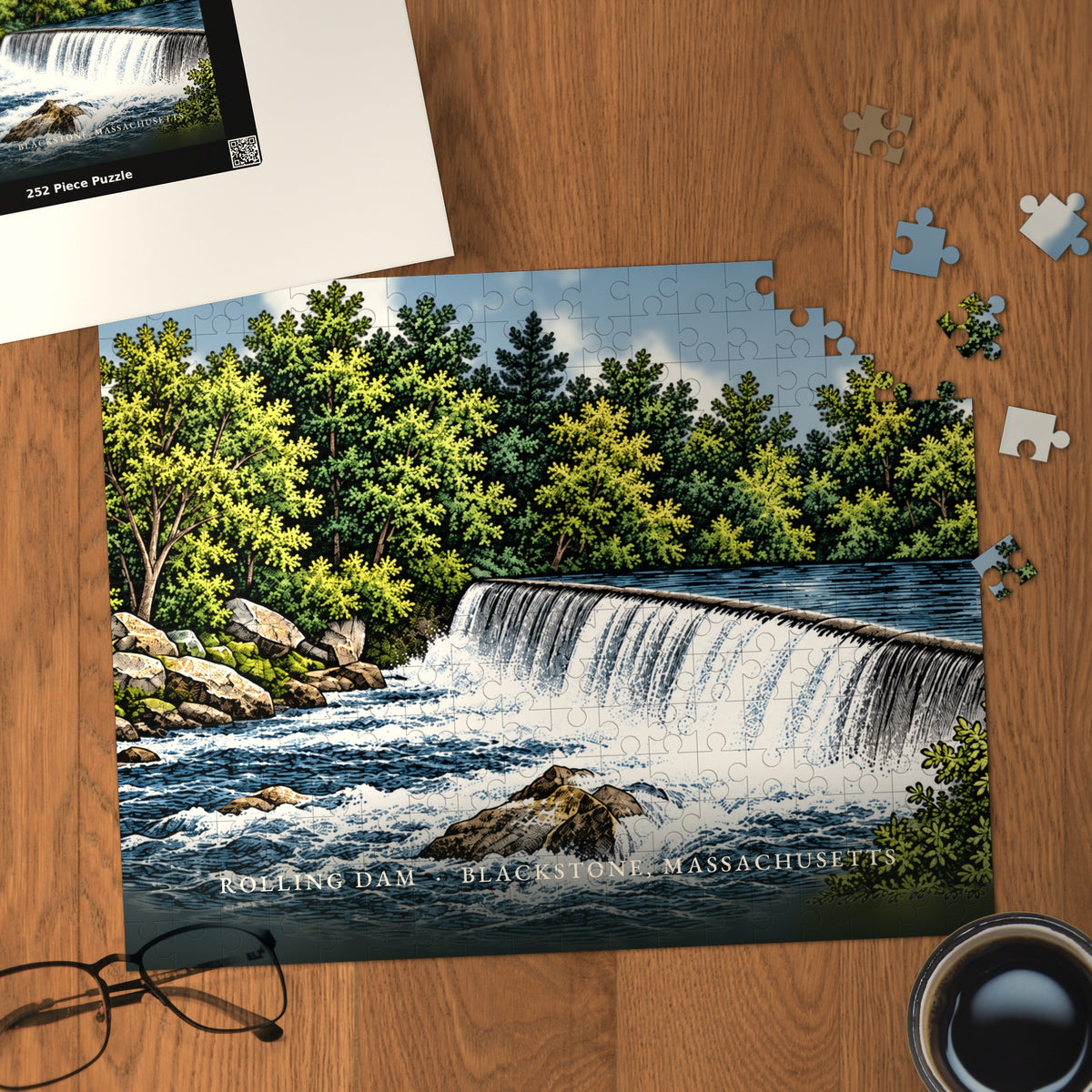 Blackstone Rolling Dam 252-Piece Jigsaw Puzzle