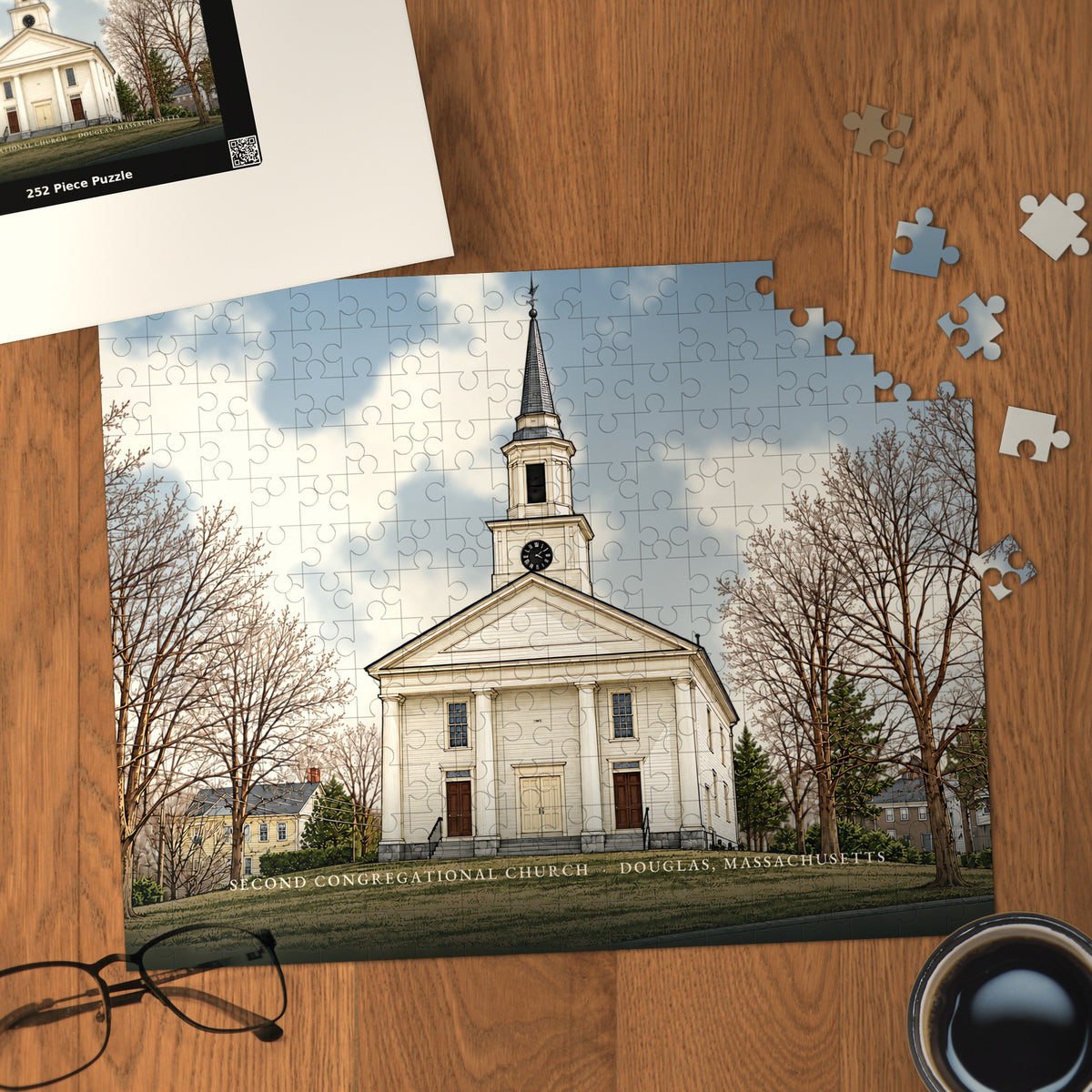 Douglas Second Congregational Church 252-Piece Jigsaw Puzzle