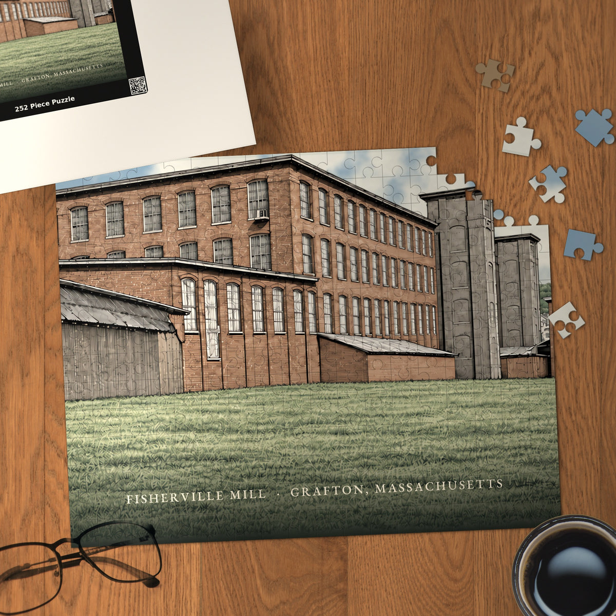Grafton Fisherville Mill 252-Piece Jigsaw Puzzle