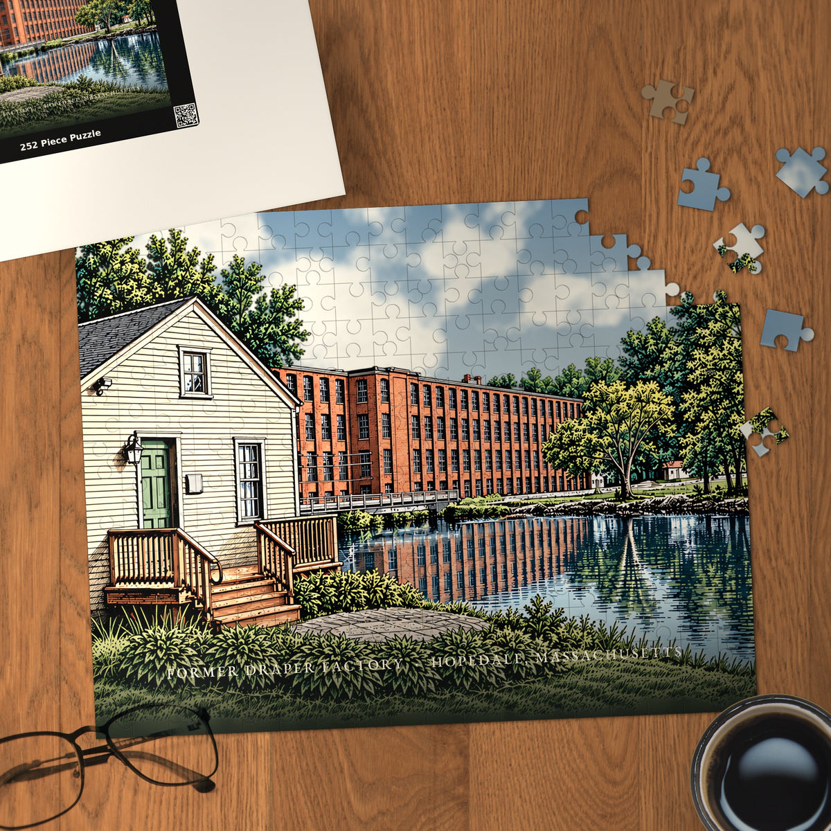 Hopedale Former Draper Factory 252-Piece Jigsaw Puzzle