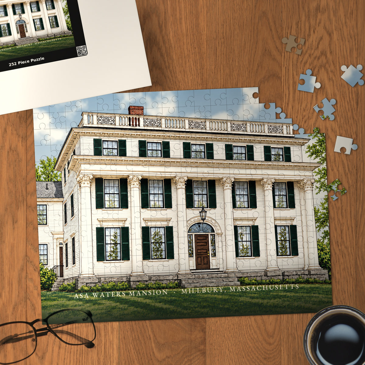 Millbury Asa Waters Mansion 252-Piece Jigsaw Puzzle