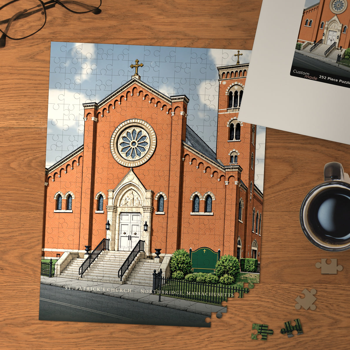 Northbridge St. Patrick's Church 252-Piece Jigsaw Puzzle