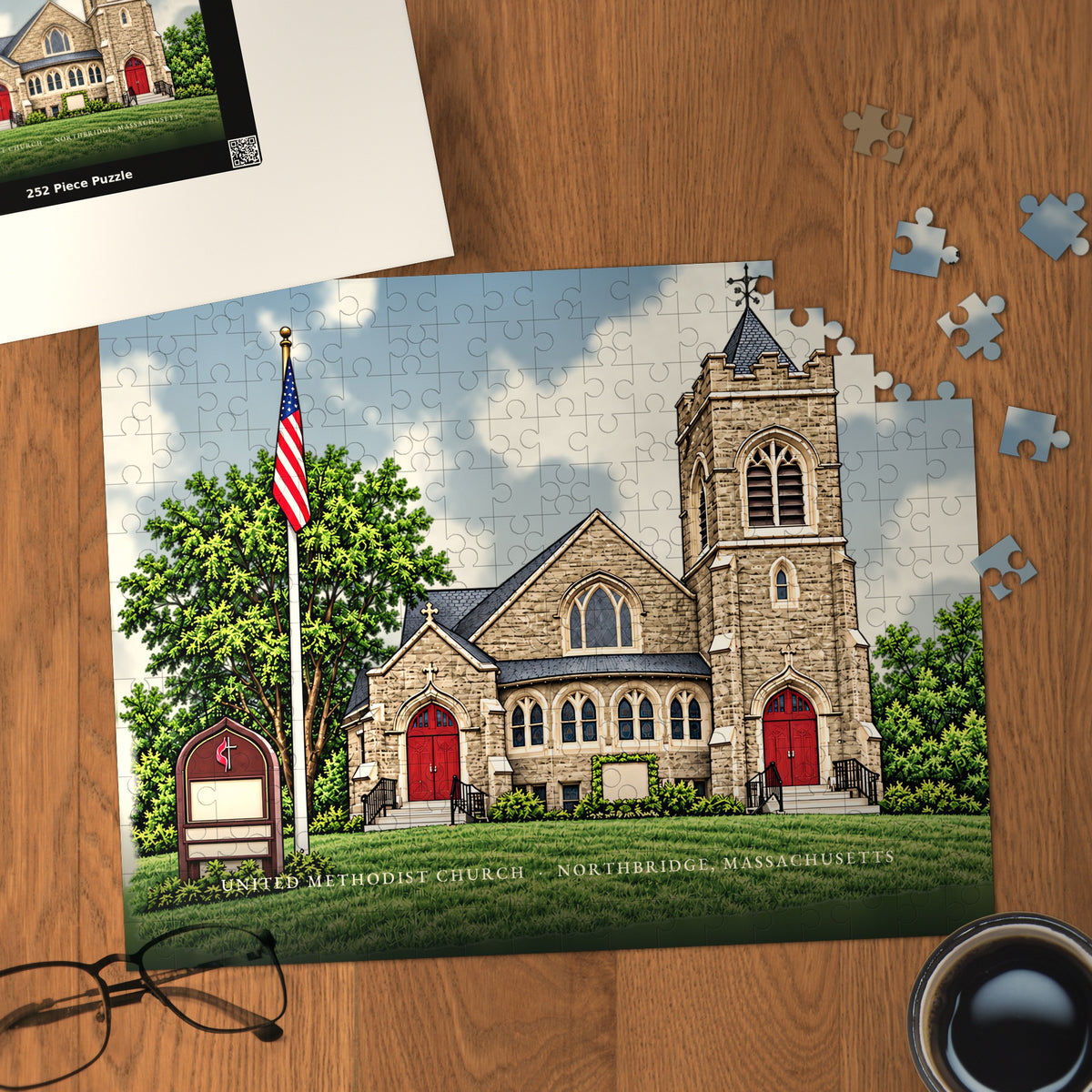 Northbridge United Methodist Church 252-Piece Jigsaw Puzzle
