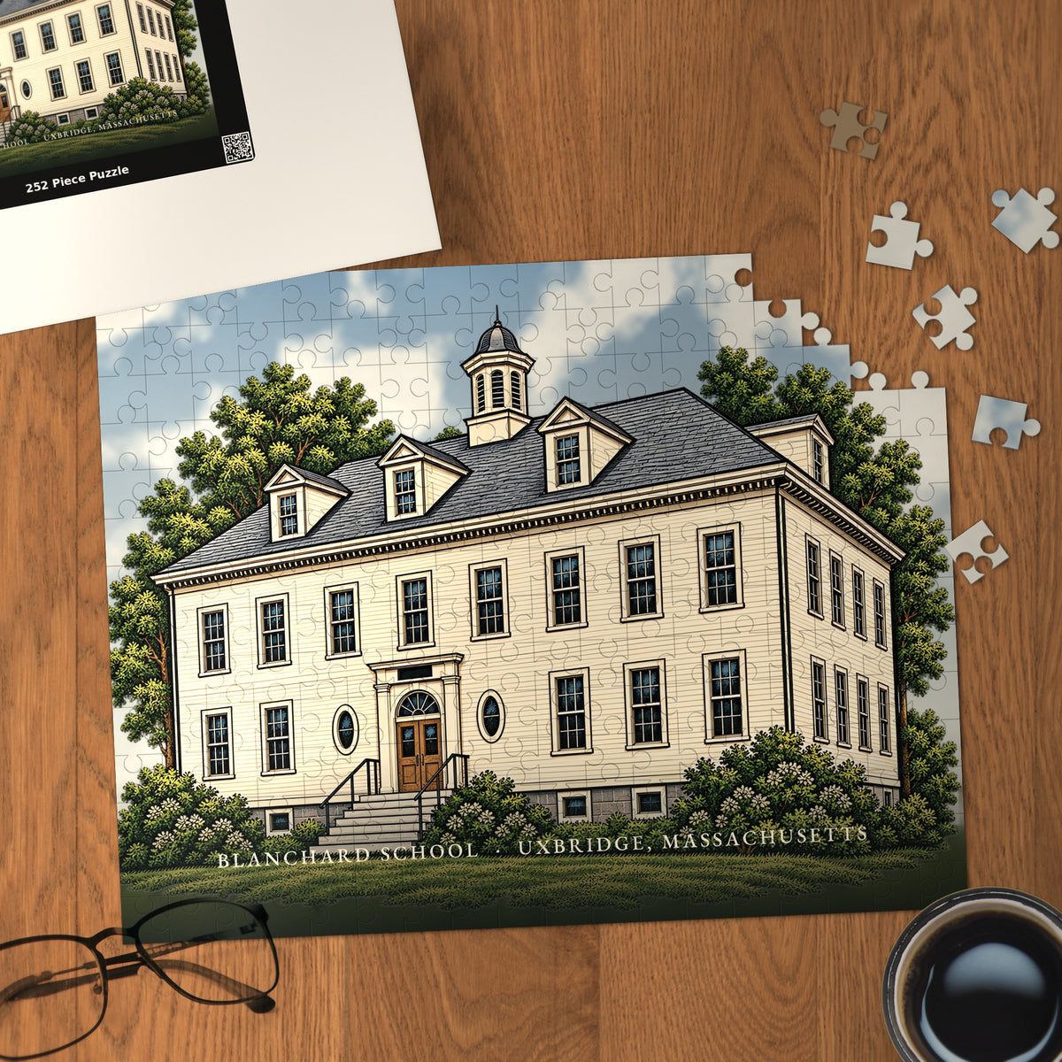 Uxbridge Blanchard School 252-Piece Jigsaw Puzzle