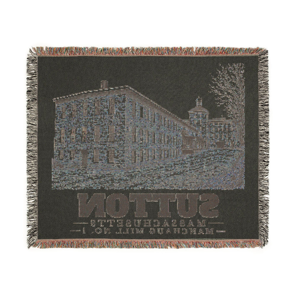 Manchaug Mill No. 1 — Sutton, Massachusetts woven blanket, product view 3