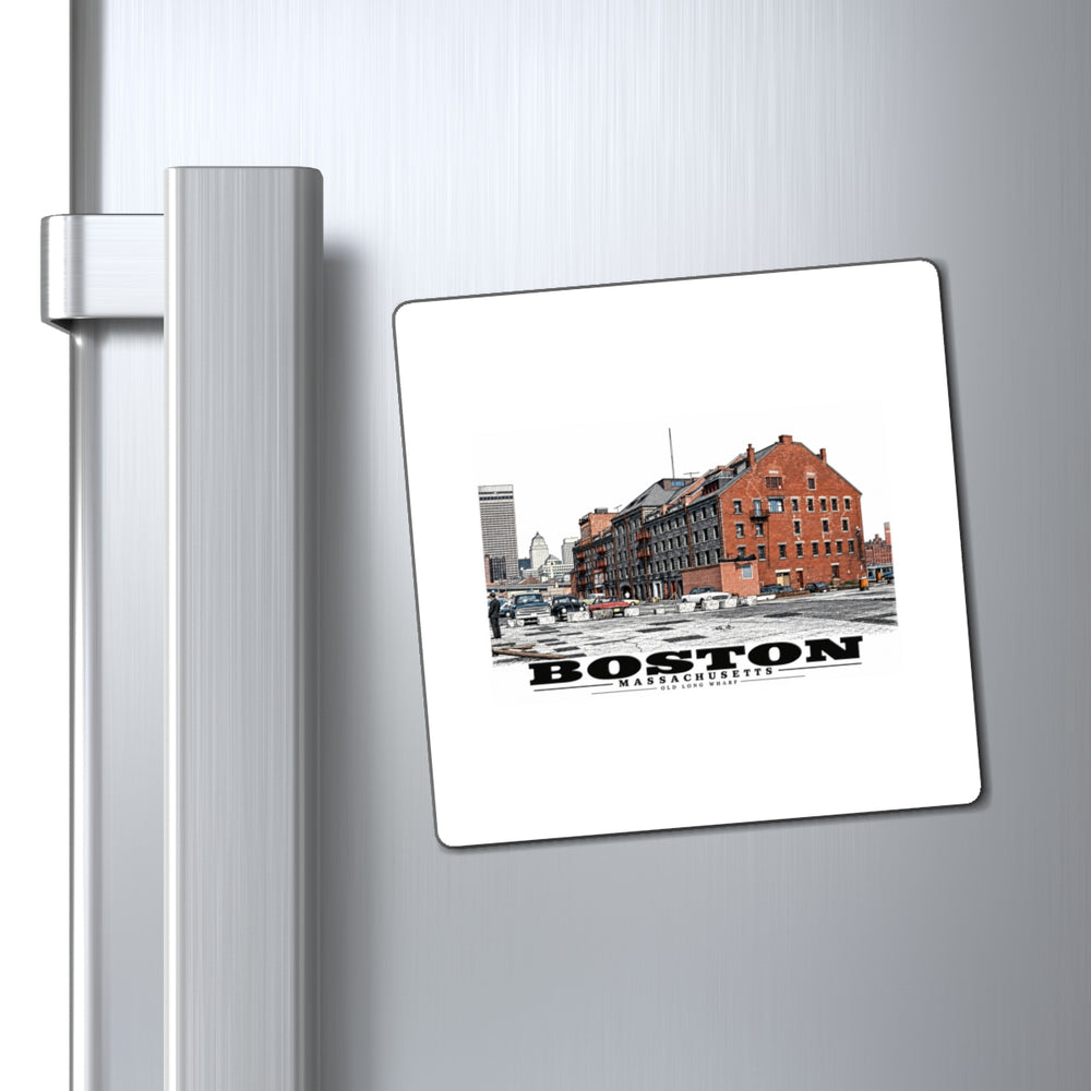 Old Long Wharf 4 in Magnet - Boston Harbor