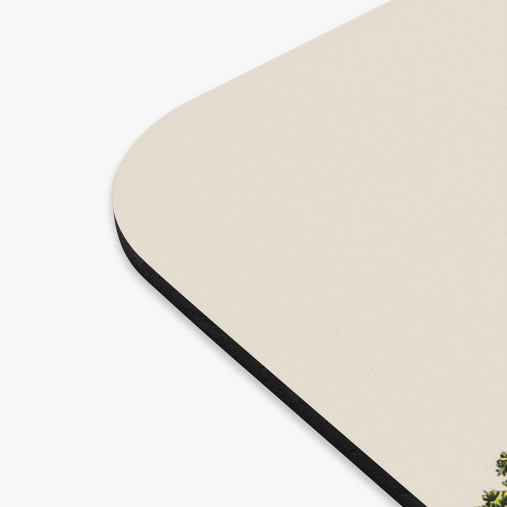 Douglas Hayward Mill mouse pad mockup showing the full illustrated print