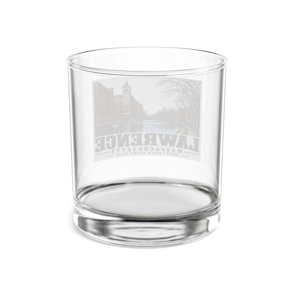 Lawrence North Canal and Pacific Mills 10 oz Rocks Glass - Merrimack Valley Goods