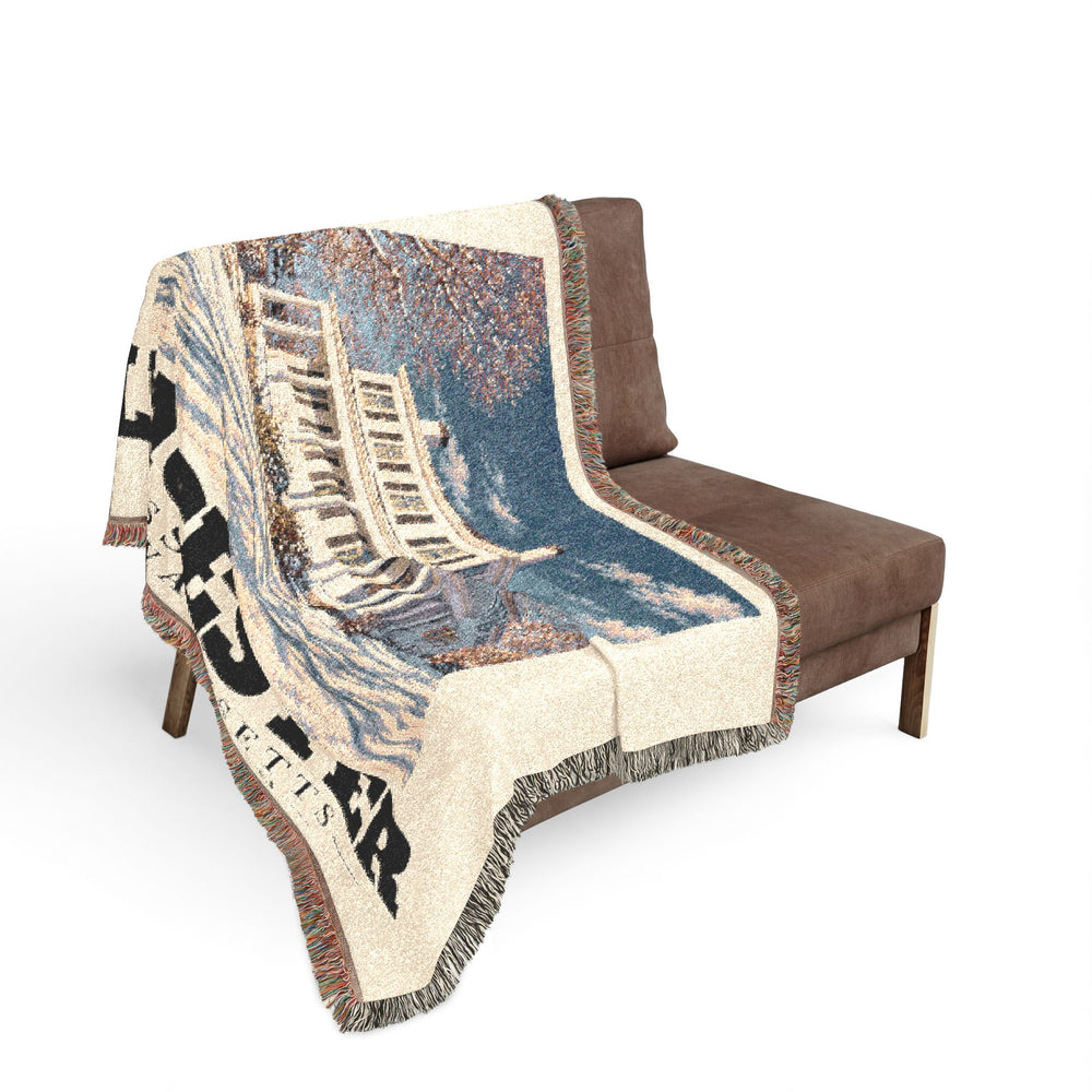 Swan Tavern — Leicester, Massachusetts Woven Blanket