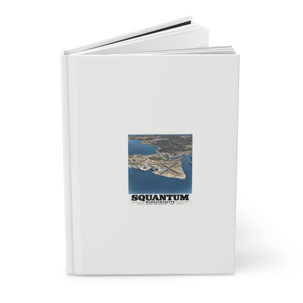 U.S. Naval Air Station, Squantum, MA Matte Hardcover Journal - Boston Harbor