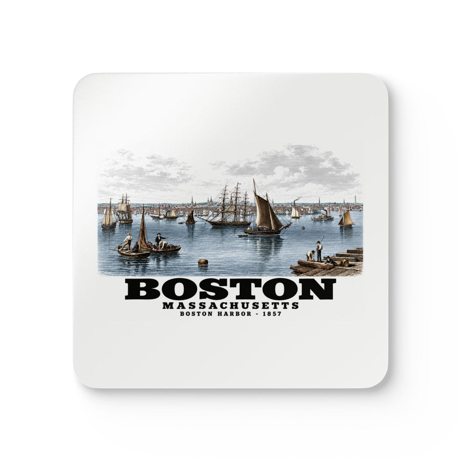 Boston Cork Back Coaster Set - Boston Harbor