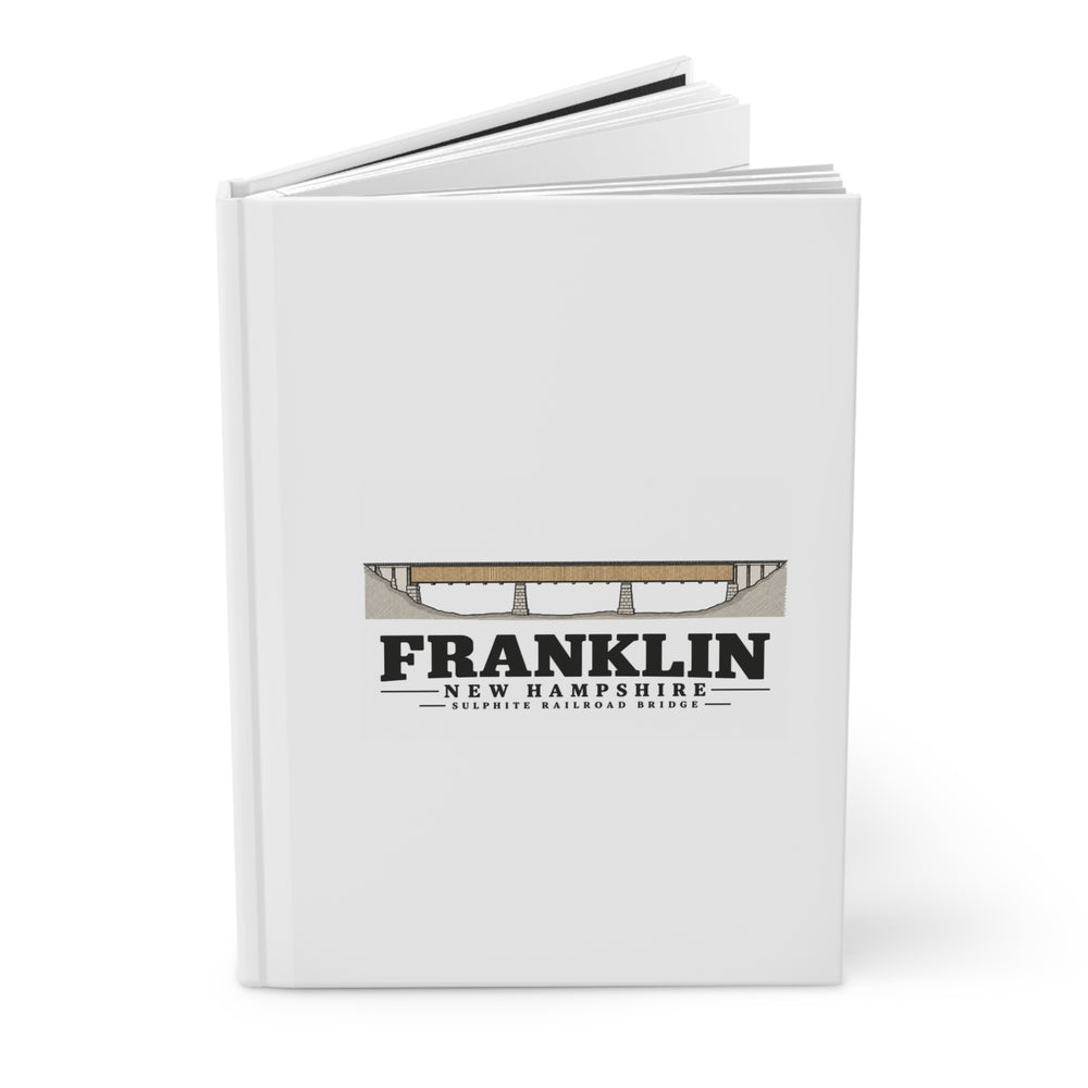 Franklin Sulphite Railroad Bridge measured drawing Matte Hardcover Journal - Merrimack Valley Goods
