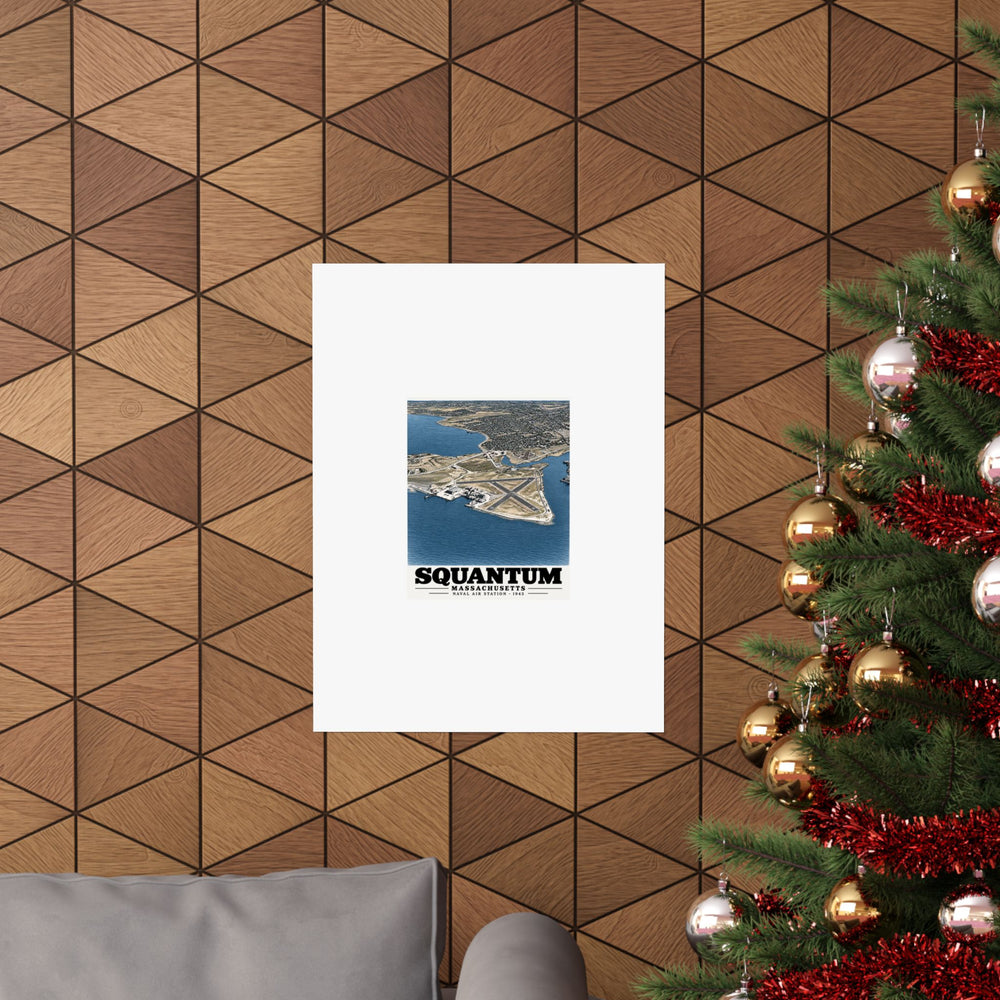 U.S. Naval Air Station, Squantum, MA Matte Heritage Poster — 11 × 14 and 18 × 24 in - Boston Harbor