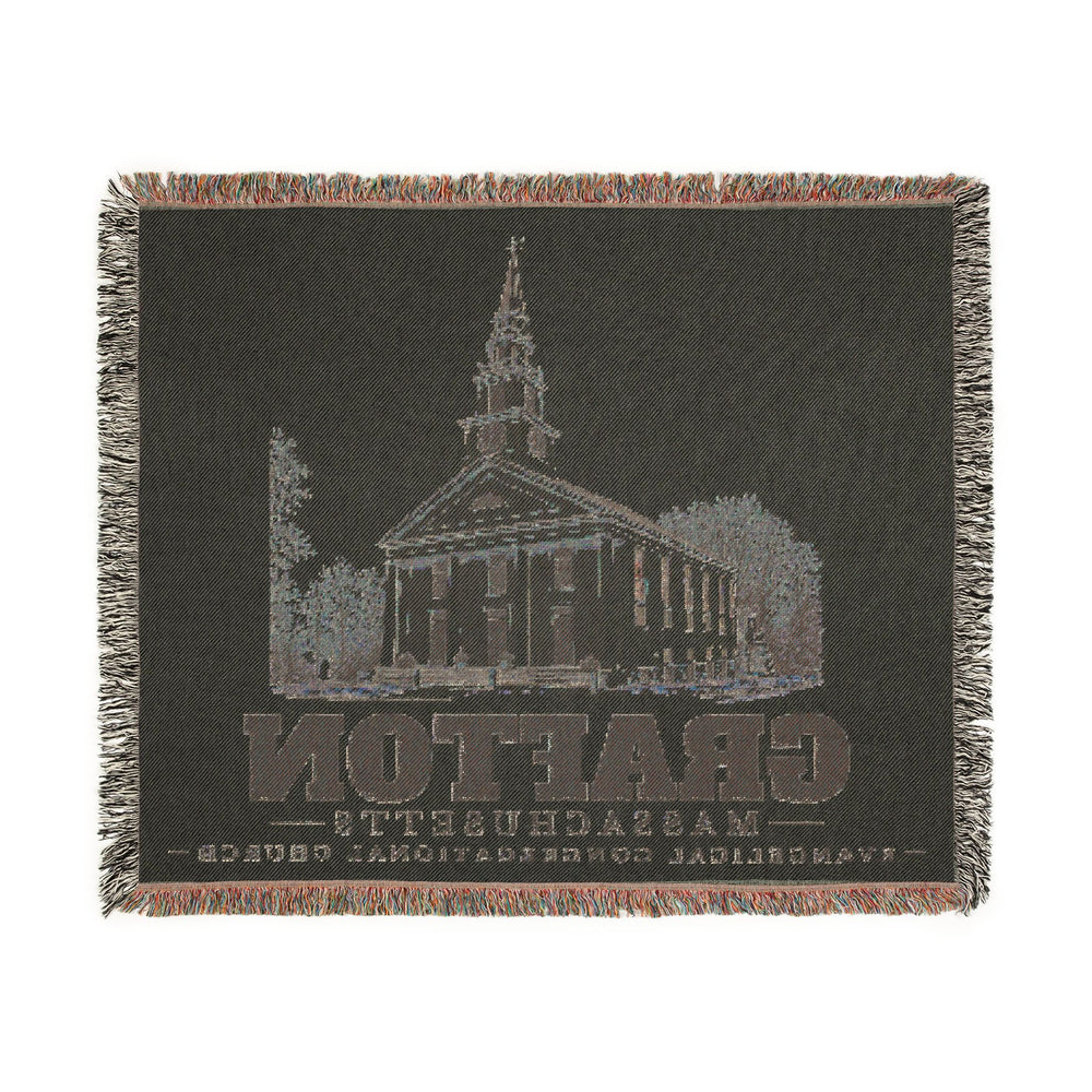Evangelical Congregational Church — Grafton, Massachusetts woven blanket, product view 3