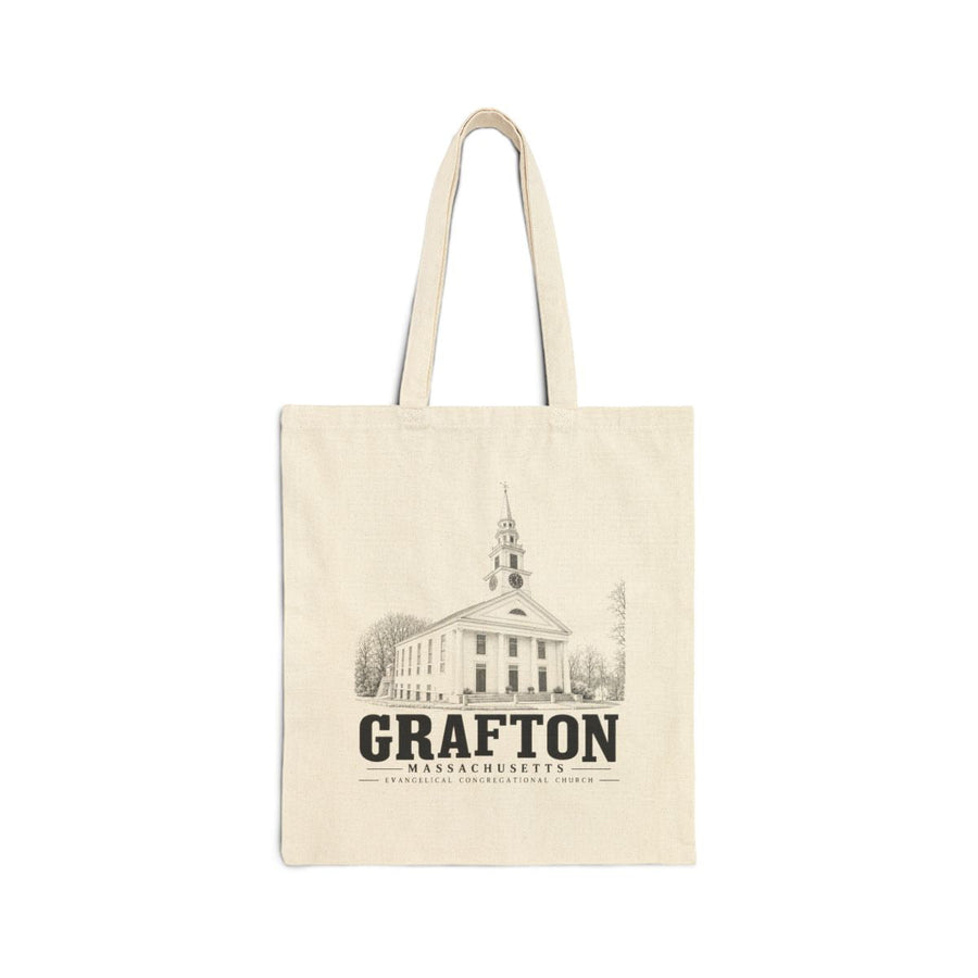 Grafton Evangelical Congregational Church Heavy Canvas Tote - Natural - front product view