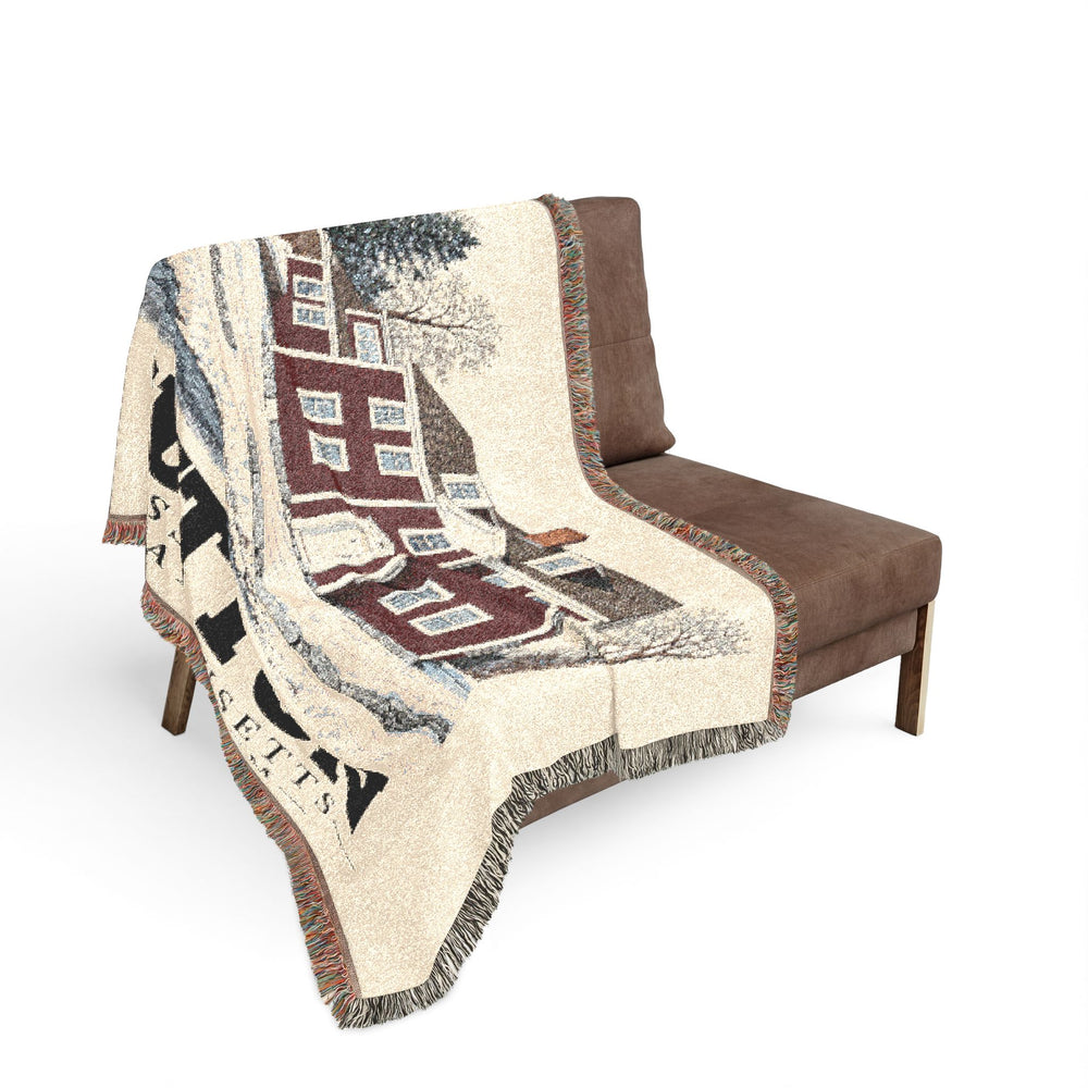 Waters Farm — Sutton, Massachusetts woven blanket, product view 3