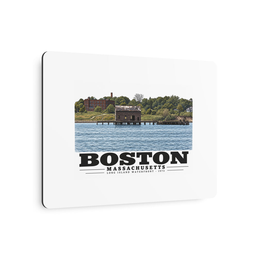 Long Island 7 × 5 in Horizontal Metal Wall Art - Boston Harbor